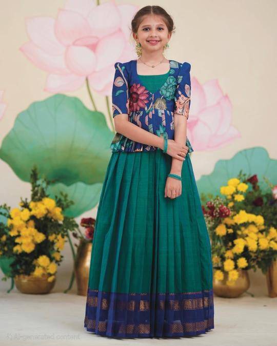 NEW LAUNCING GOWN cotton silk Buy kids wear in Ahmedabad wholesale market
